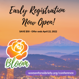 women for sobriety conference early registration now open save $50 before 4/22